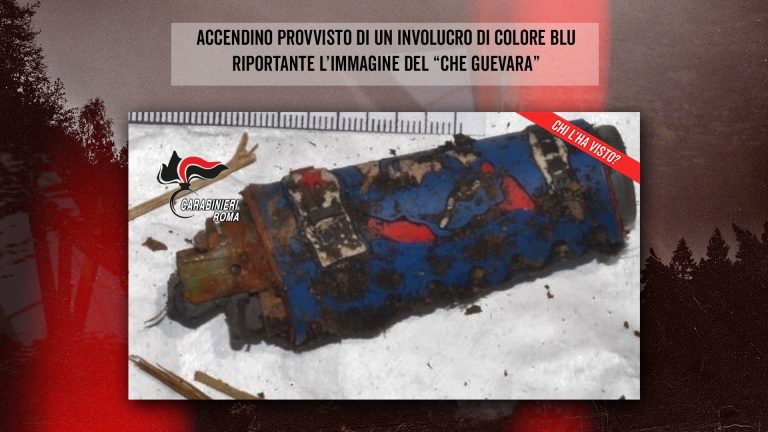 Immagine diffusa da Chi l'ha visto? (Rai 3) per il riconoscimento
